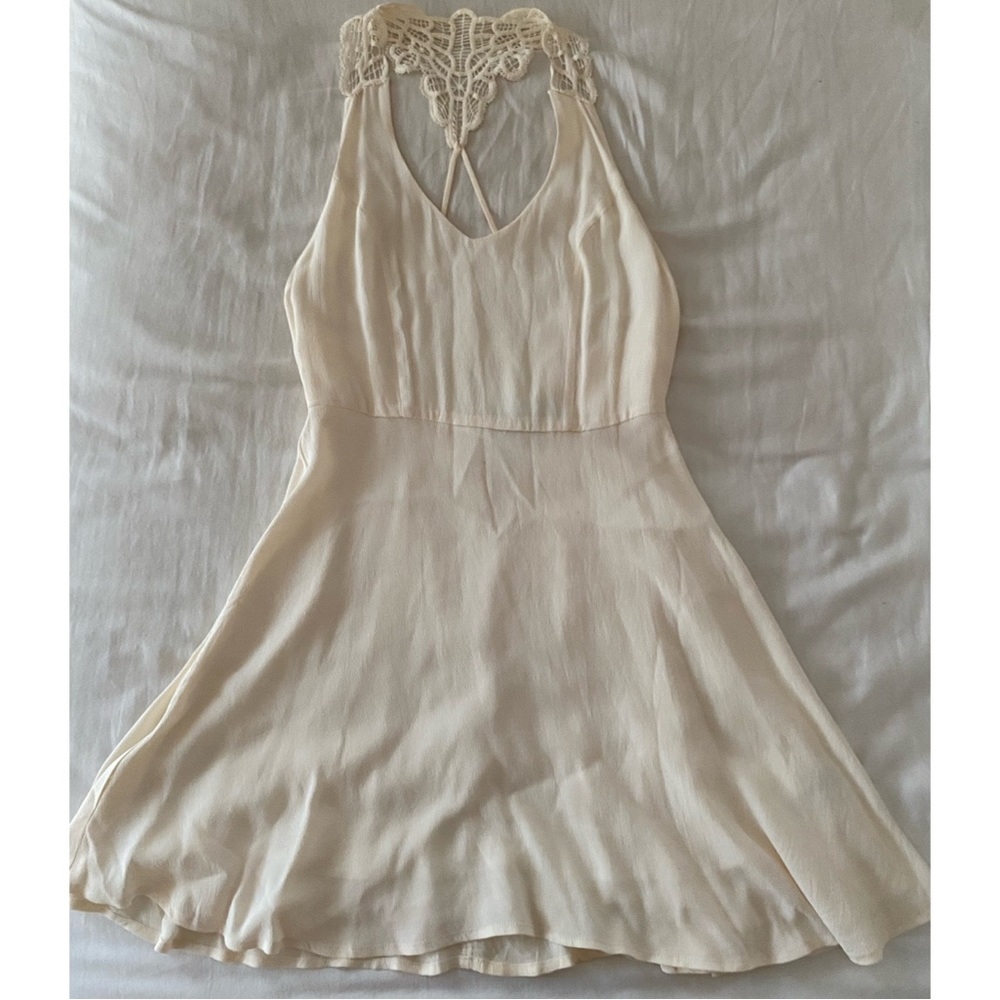 Forever 21 | Midi-Flowy White Dress | Size S